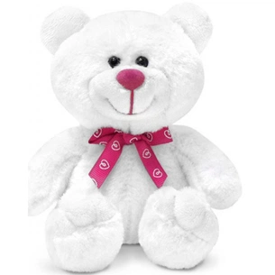 М'яка іграшка Lava Ведмідь Амурчик з бантом малий 14 см з музикою (LF1228A) зображення 1