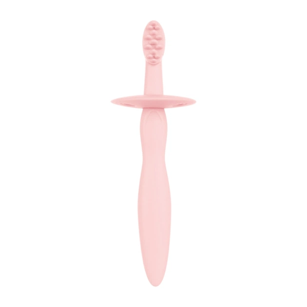 Детская зубная щетка Canpol babies с ограничителем - розовая (51/500_pin) - изображение 4