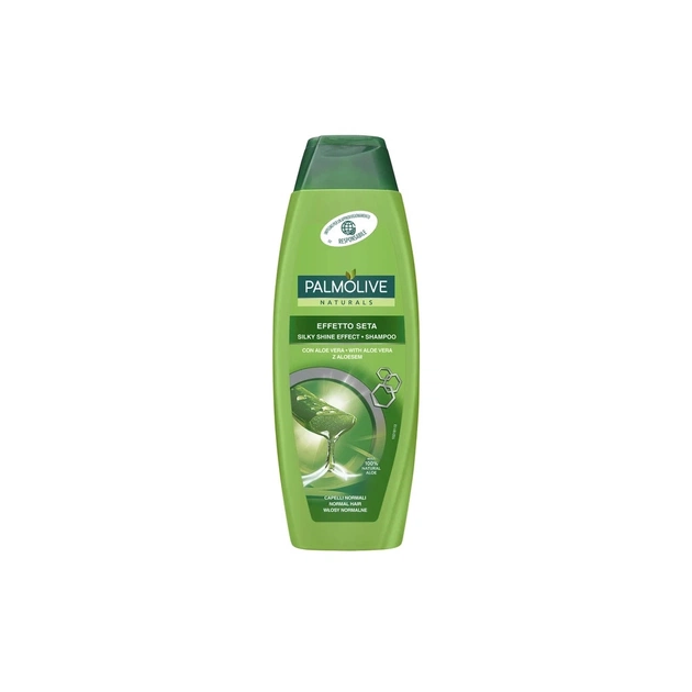 Шампунь Palmolive Naturals Эффект блеска С алоэ вера 350 мл (8718951576971) - изображение 1