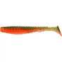 Силікон рибальський FishUP U-Shad 4" 205 - Watermelon/Flo Orange (8шт/уп) (1864.11.22) - зменшене зображення 1