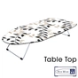 Прасувальна дошка Casa Si Table Top 73x30 White/Black Leaves (CS95159P168) (DAS302389) - зменшене зображення 2