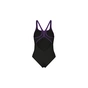 Купальник Arena Pro_File Swimsuit Solid 008055-590 чорний, фіолетовий 38 (3468337414384) - зменшене зображення 2