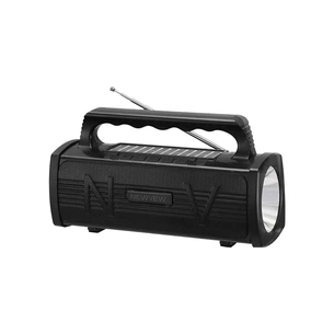 Акустична система NEWVEW NV-9010 Solar Panel/BT/USB/TF/FM Black (NWVW-NV-9010-BK) зображення 1