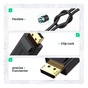 Перехідник Display Port M to HDMI F 4K30Hz black Ugreen (40363) - зменшене зображення 4