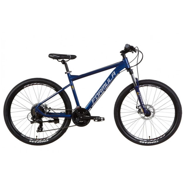 Велосипед Formula 26" F-1 DD рама-18" 2021 Blue/Silver (OPS-FR-26-536) - изображение 1