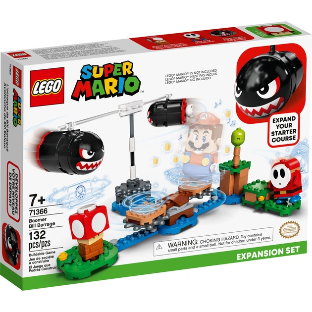 Конструктор LEGO Super Mario Вогняний наліт Білла-банзай додатковий набір (71366) - изображение 1