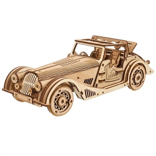 Конструктор Ugears механічний 3D Спорткар Спритна миша (70202) зображення 1