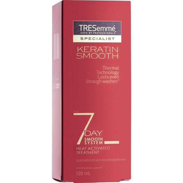 Крем для волосся Tresemme Keratin Smooth стійкий ефект 7 днів розгладжувальний 120 мл (8712561283045) - picture 4