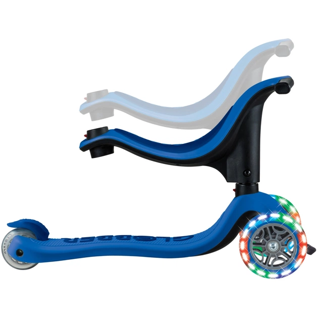 Самокат Globber Go Up Sporty 360 колеса з підсвіткою Синій (456-600) - picture 4