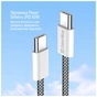 Дата кабель USB-C to USB-C 1.0m 60W 3.0А black ColorWay (CW-CBPDCC061-BK) - уменьшенное изображение 7
