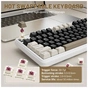 Клавиатура Attack Shark X98 Pro RGB Wireless/Bluetooth/USB UA Cheese White (X98PROCW_AS) - уменьшенное изображение 5
