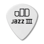 Медіатор Jim Dunlop Tortex White Jazz III Pick 1.50mm 12 шт. (478P1.5) - зменшене зображення 2