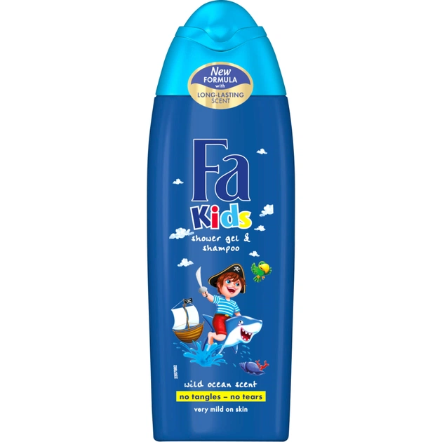 Детский гель для душа Fa Kids Храбрый пират для мальчиков 250 мл (9000100662468) - изображение 1