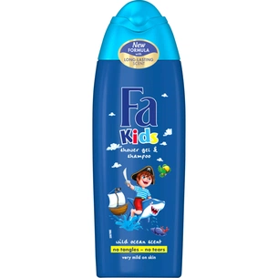 Дитячий гель для душу Fa Kids Хоробрий пірат для хлопчиків 250 мл (9000100662468) изображение 1