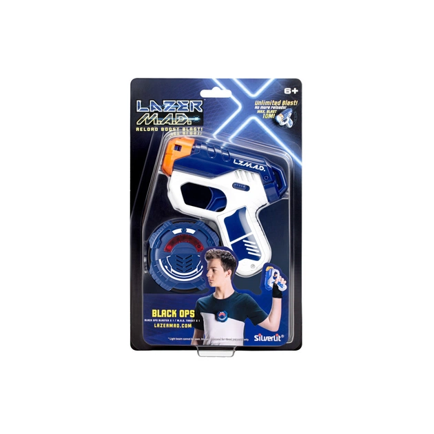Іграшкова зброя Silverlit Lazer M.A.D. Black Ops (міні-бластер, мішень) (LM-86861) - изображение 11
