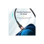 Дата кабель USB 2.0 AM to Lightning 2.0m 2.4A blue Essager (EXCL-XCA03) - уменьшенное изображение 6