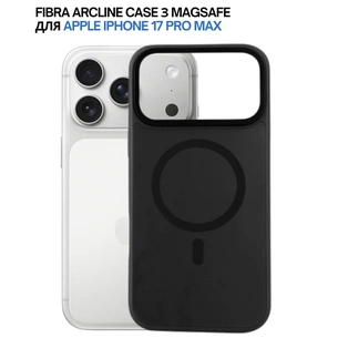Чохол до мобільного телефона BeCover FIBRA ArcLine MagSafe Apple iPhone 17 Pro Max Black (715386) зображення 1