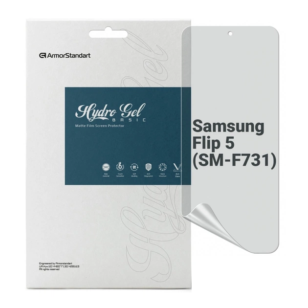 Плівка захисна Armorstandart Matte Samsung Flip 5 (SM-F731) (ARM70406) - зображення 1