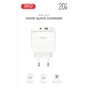 Зарядний пристрій XO 1xUSB QC3.0 + 1xUSB-C PD20W (XO-QC37) - зменшене зображення 5