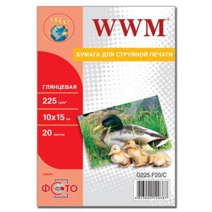Фотопапір WWM 10x15 (G225.F20/ G225.F20/С) зображення 1