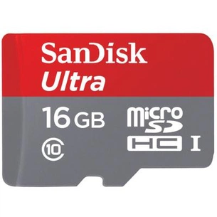 Карта пам'яті SanDisk 16GB microSDHC Class 10 UHS-I U3 (SDSQUNC-016G-GN6MA) зображення 1