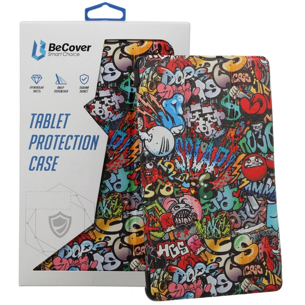 Чохол до планшета BeCover Smart Case Huawei MatePad T10s / T10s (2nd Gen) Graffiti (705940) - зображення 1