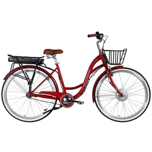 Электровелосипед Dorozhnik 28" eAQUAMARINE BH рама-19" 36B 13А*г 500Вт 2026 бордовий (ELB-D-28-134) изображение 1