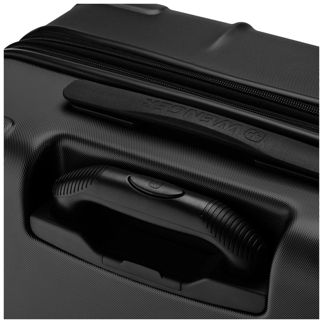 Валіза Wenger Oryson, середня, пластик, 4 колеса, чорна (653165) - зображення 11