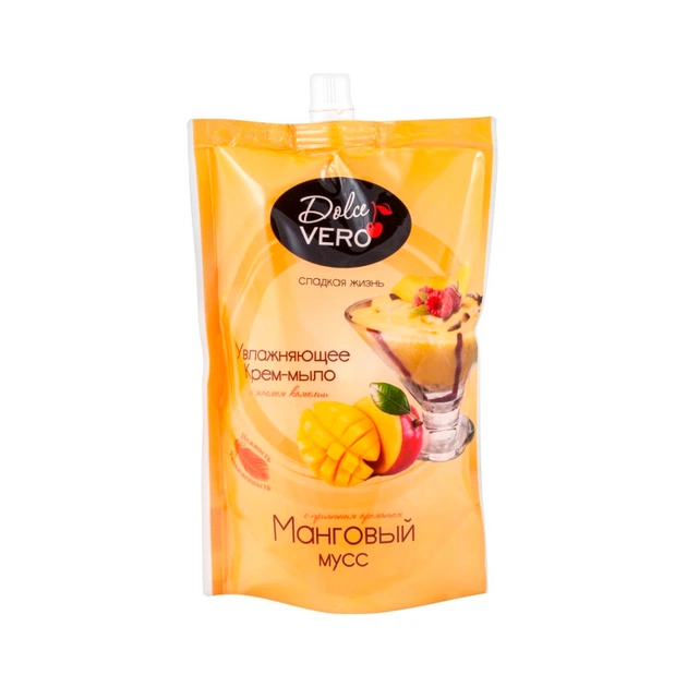 Рідке мило Dolce Vero Манговий мус дой-пак 500 мл (4820091143563) - зображення 1
