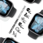 Плівка захисна Armorstandart Matte hydrogel Apple Watch 11 46mm 6 pcs (ARM91992) - зменшене зображення 2