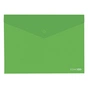 Папка - конверт Economix В5 180 мкм прозора, фактура "глянець", зелена (E31302-04) - зменшене зображення 1