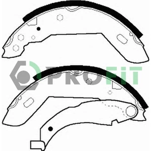 Гальмівні колодки Profit 5001-0183 зображення 1