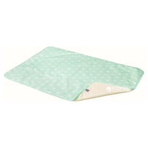 Пелюшки для малюків Еко Пупс Eco Cotton непромокаюча двостороння 50х70 см ментол,зірочки (EPG10N-5070zk) зображення 1
