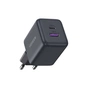 Зарядний пристрій UGREEN 1xUSB-C PD30W + 1xUSB QC3.0 GaN X516 gray (55539) - зменшене зображення 2