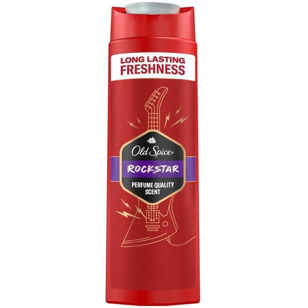 Гель для душу Old Spice 3-в-1 Rockstar 400 мл (8700216232746) - picture 1