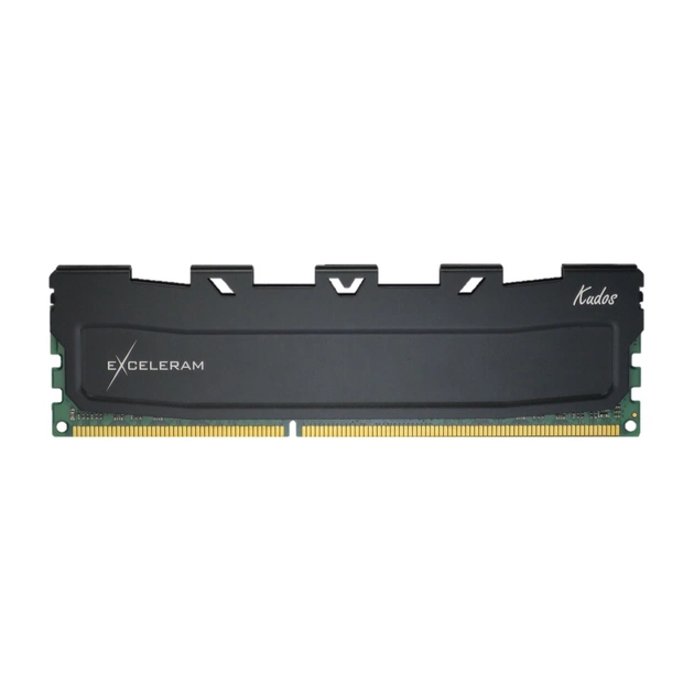 Модуль пам'яті для комп'ютера DDR3 8GB 1600 MHz Black Kudos eXceleram (EKBLACK3081611A) - изображение 1