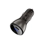 Зарядний пристрій Acefast B10 Car Charger 2xUSB-C 60W with digital display Metal Black (6974316282358) - уменьшенное изображение 2