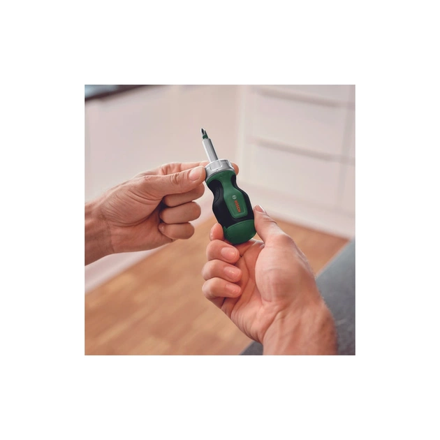 Набір викруток Bosch з тріскачкою, 6 насадок, руків''я TPR , 111мм, сталь CrV (1.600.A03.2UZ) - picture 7