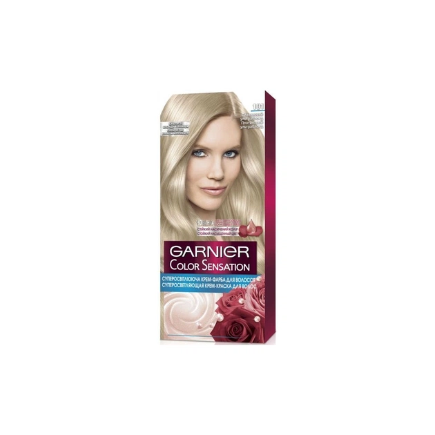 Фарба для волосся Garnier Color Sensation 101 Платиновий ультраблонд 110 мл (3600541929852) - зображення 1