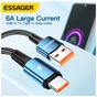 Дата кабель USB 2.0 AM to USB-C 2.0m 120W black Essager (EXC120-CGA01-P) - preview 3