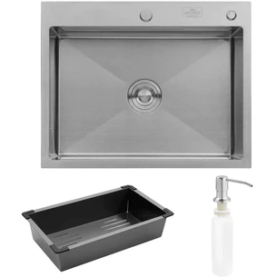 Мойка кухонная Kroner KRPGeburstet-6350HM (CV031452) изображение 1