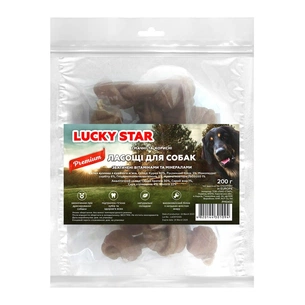 Ласощі для собак Lucky Star Кістка вузлова з курячого м'яса 200 г (4820144201141) изображение 1