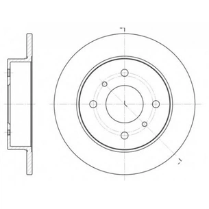 Гальмівний диск SHINOBI NBD11028 зображення 1