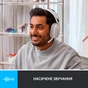 Навушники Logitech Zone Vibe 100 Wireless Off-White (981-001219) - зменшене зображення 4