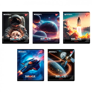 Зошит Yes Space expedition А5 18 аркушів клітинка (767523) зображення 1