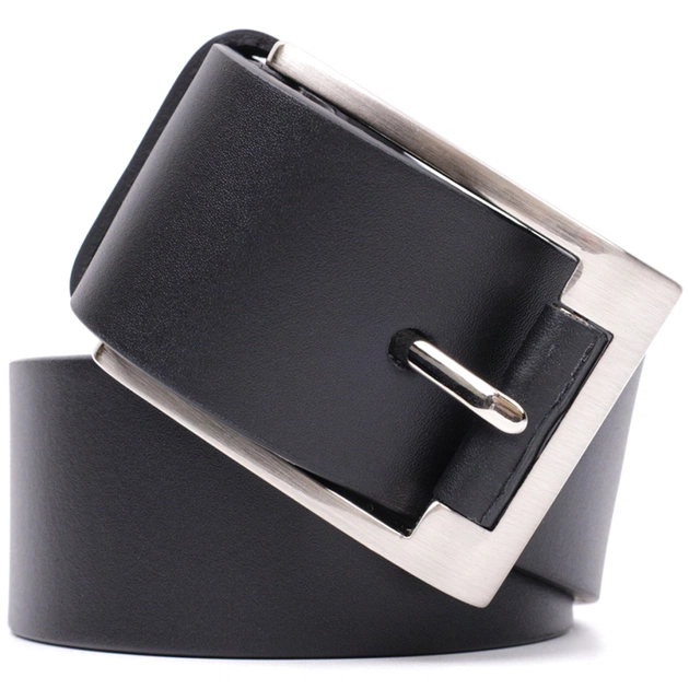 Ремінь Grande Pelle Під джинси з натуральної шкіри Чорний (11687) - зображення 7