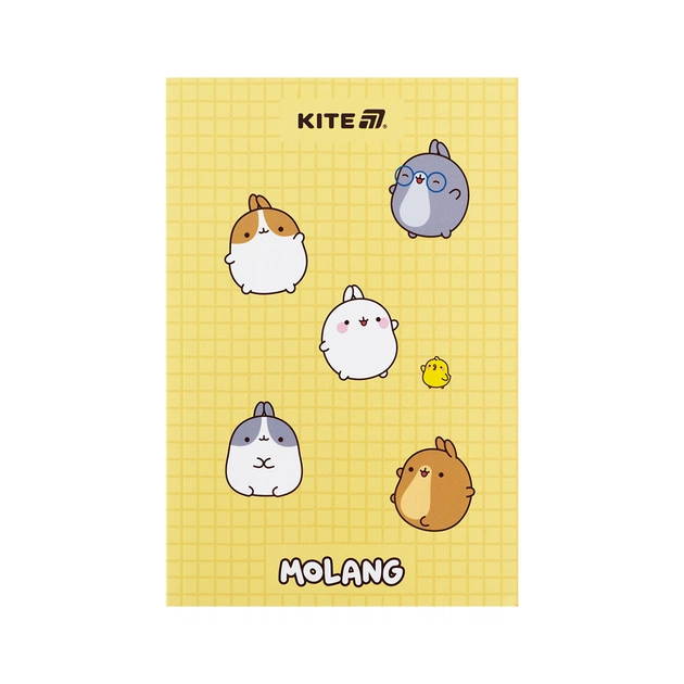 Блокнот Kite А5 Molang термобіндер, 64 аркуші, нелінований (ML25-193) - зображення 1