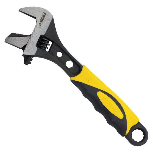 Ключ Sigma розвідний з переставною губкою 200мм, 0-30мм CrV (TPR) (4100921) - picture 5