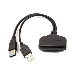 Перехідник 2*USB 3.0 to SATA III, 15 cm PowerPlant (CA913138) зображення 1