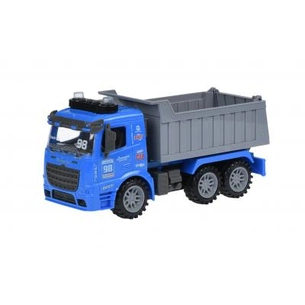 Спецтехніка Same Toy инерционный Truck Самосвал синий со светом и звуком (98-614AUt-2) зображення 1